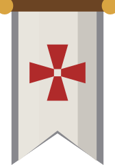 The Templars' banner