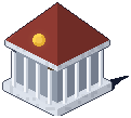 The Land Bank, a marble hall